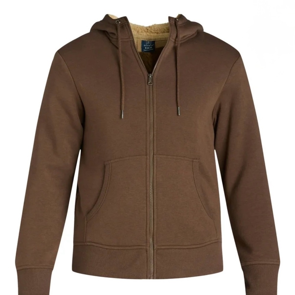 Men's Fleece Lined Zip Up Hoodie